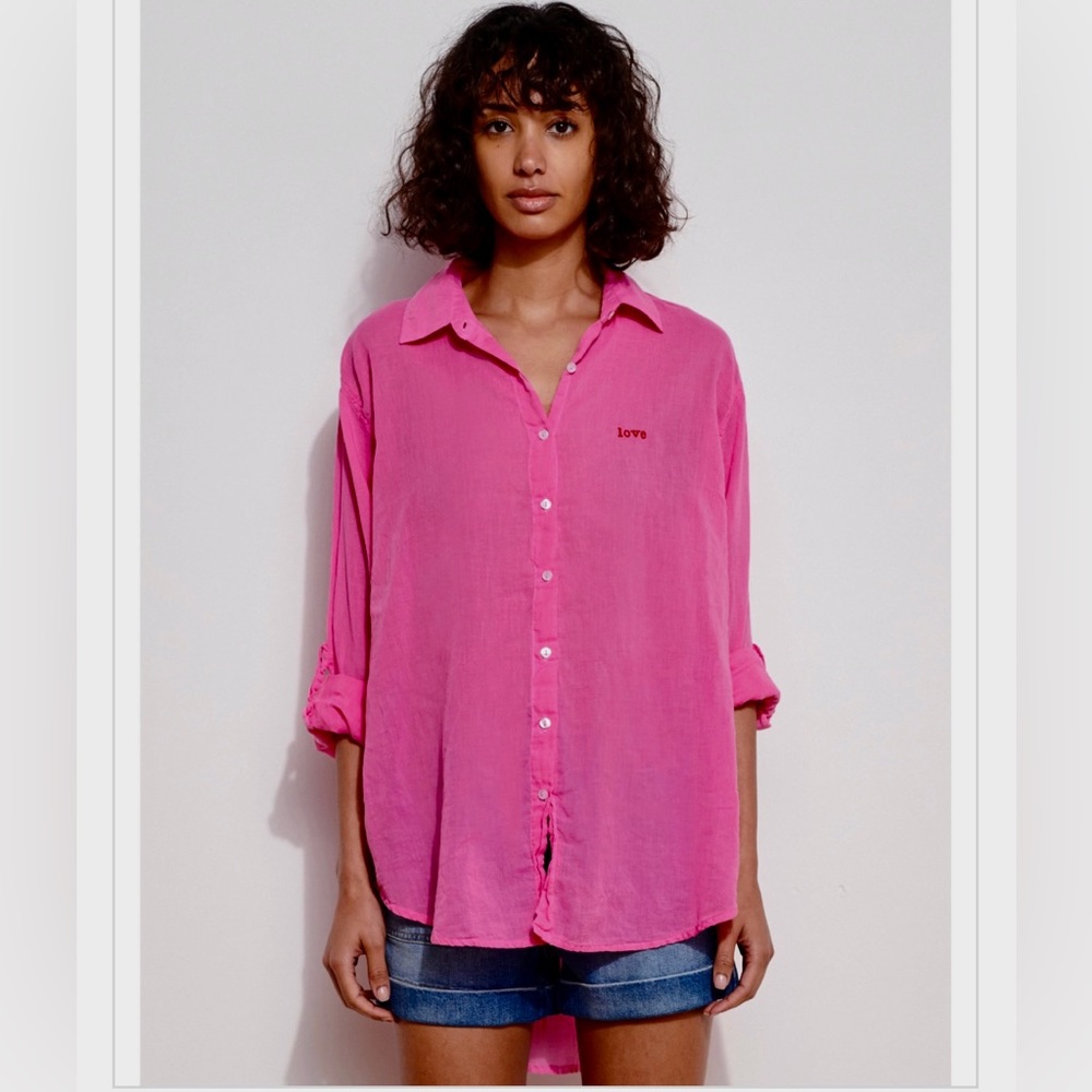 Sundry Love oversized button down shirt